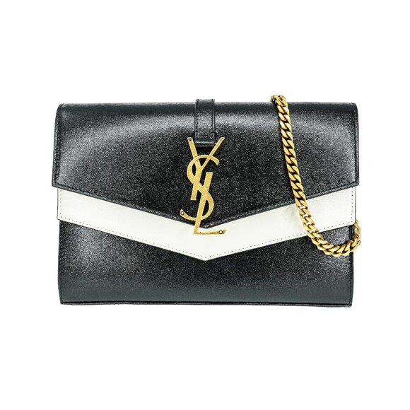 Saint Laurent Sulpice Colorblock Leather Crossbody Bag - Picture 1 of 9